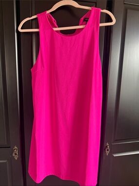 Very J Hot Pink Sleeveless Shift Dress